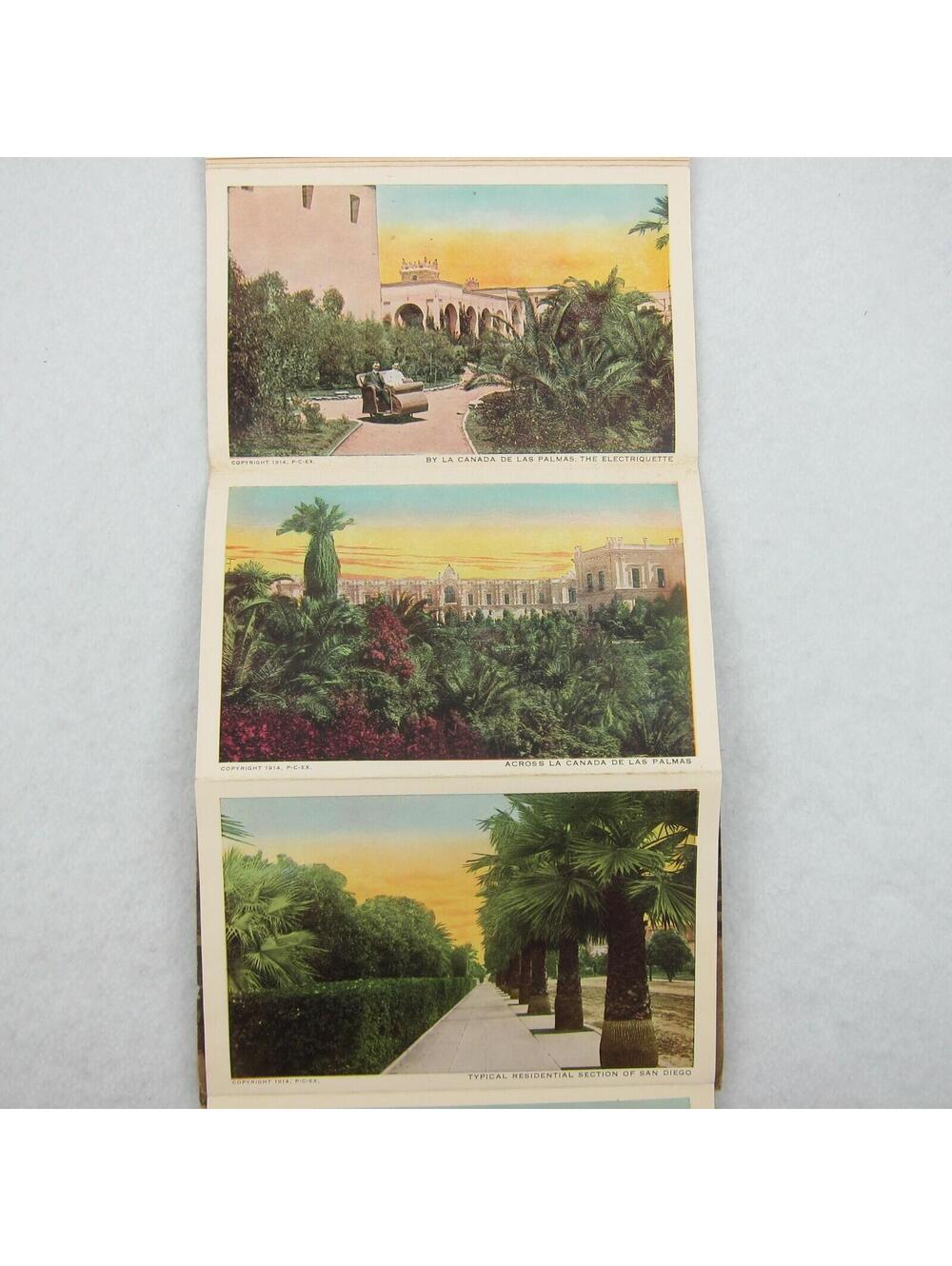 Antique 1915 San Diego Panama California Exposition 25 Postcards Folder RARE - Picture 9 of 12
